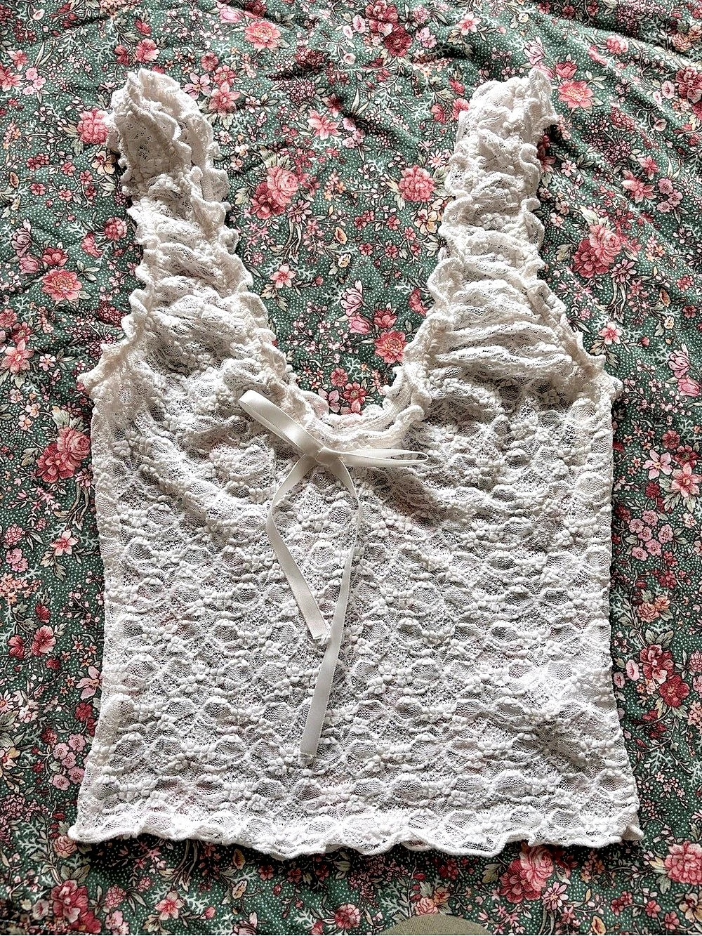 Lace Camisole in White